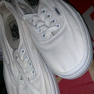 All white classic vans